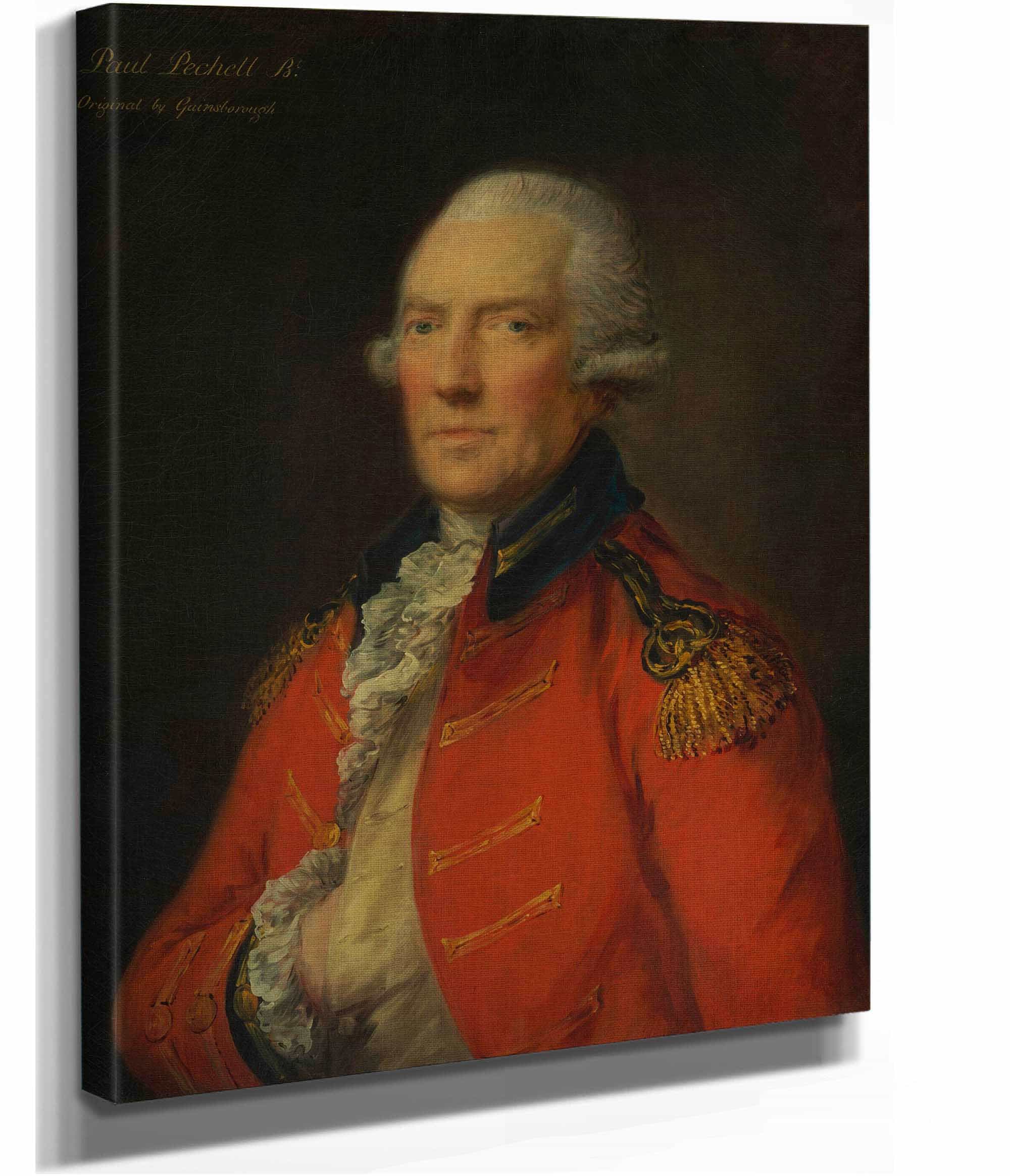Lieutenant Colonel Paul Pechell   by Thomas Gainsborough