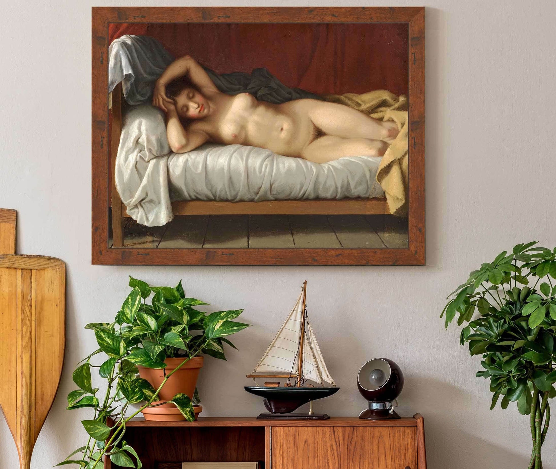 Liggende Model by Christoffer Wilhelm Eckersberg