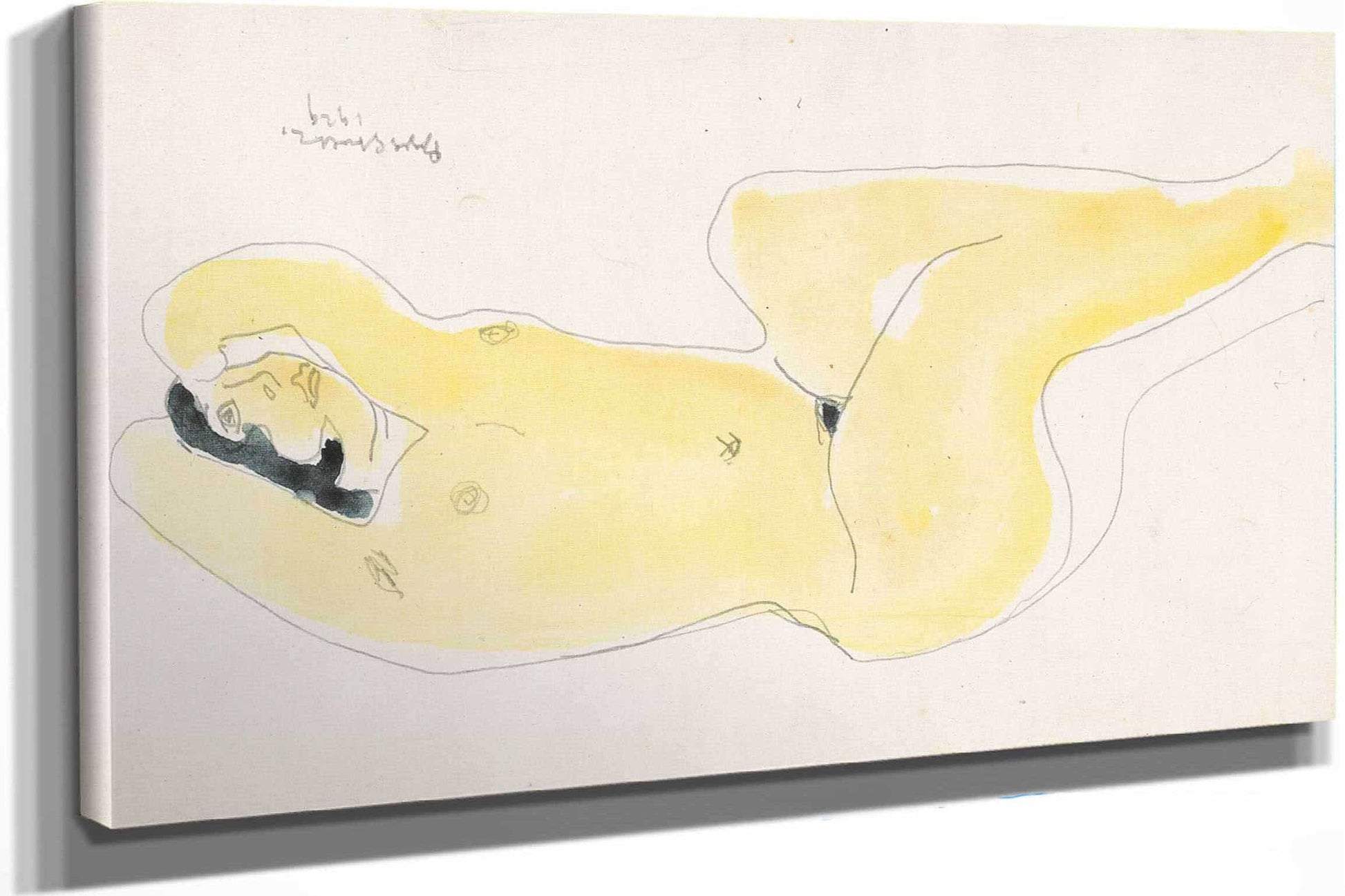 Liggende Naakte Vrouw  by Reijer Stolk