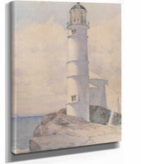 Lighthouse Isle Of Shoals by Childe Hassam