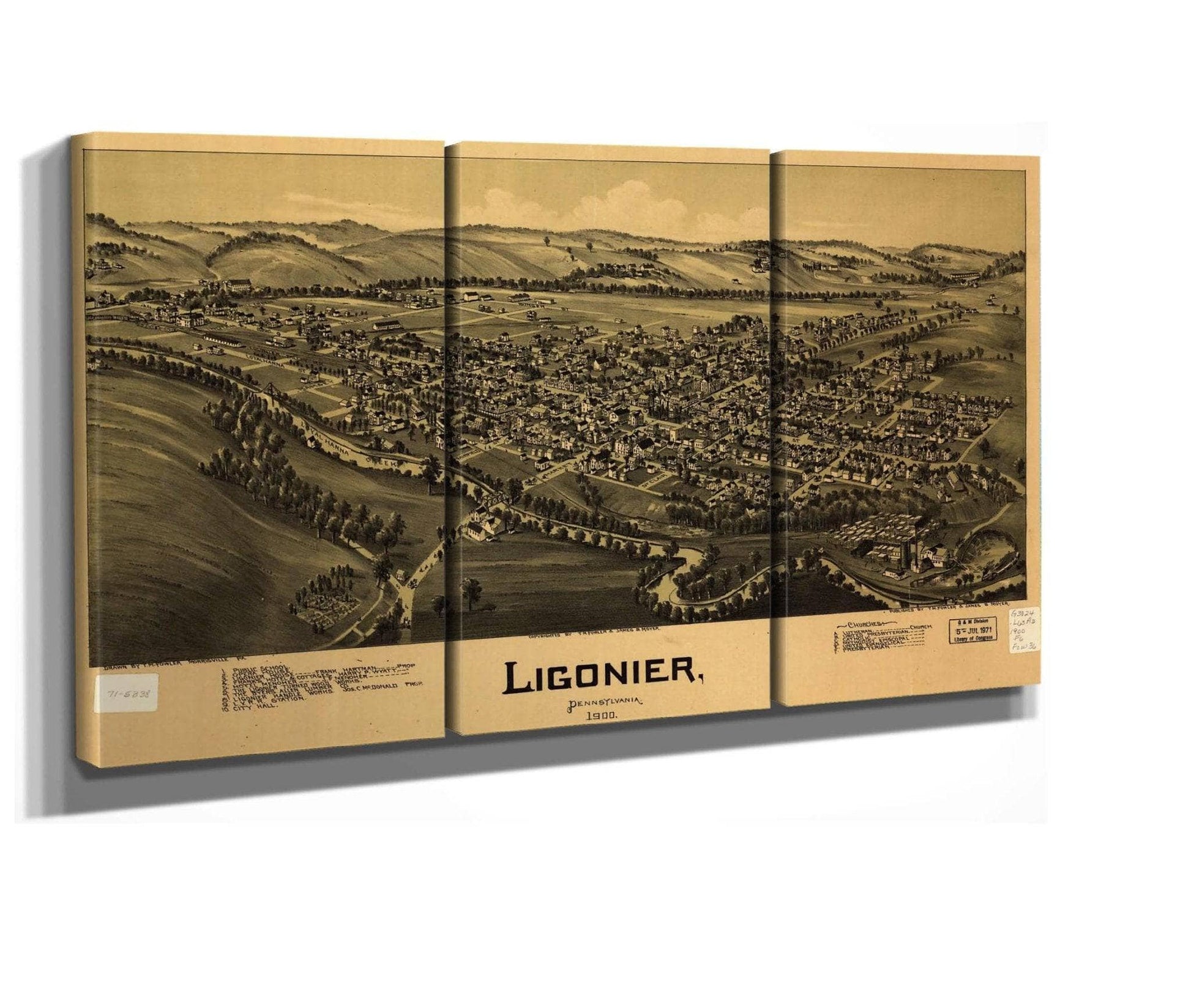 Ligonier Pennsylvania 1900  State Of Pennsylvania