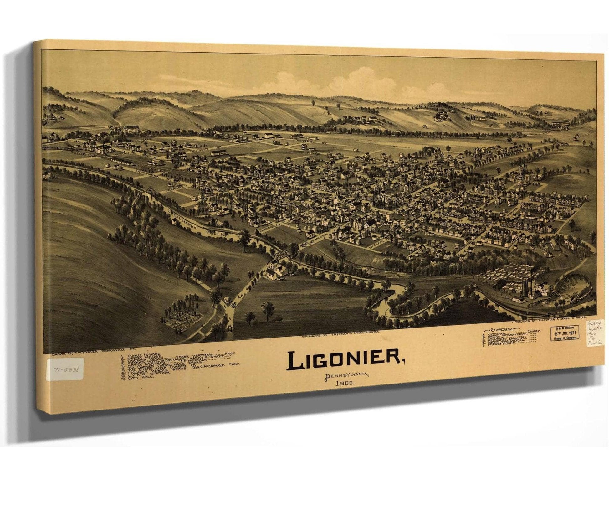 Ligonier Pennsylvania 1900  State Of Pennsylvania