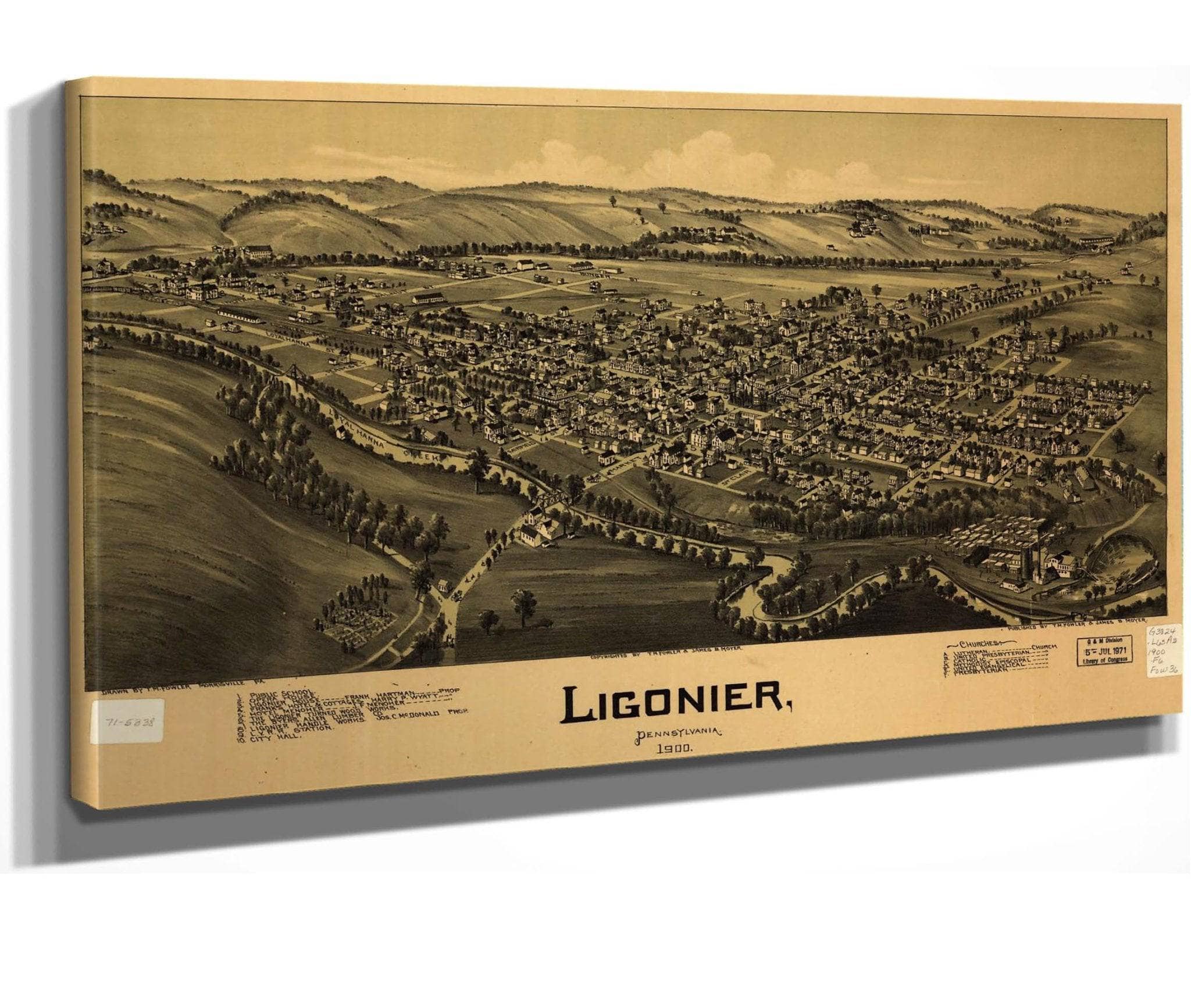 Ligonier Pennsylvania 1900  State Of Pennsylvania