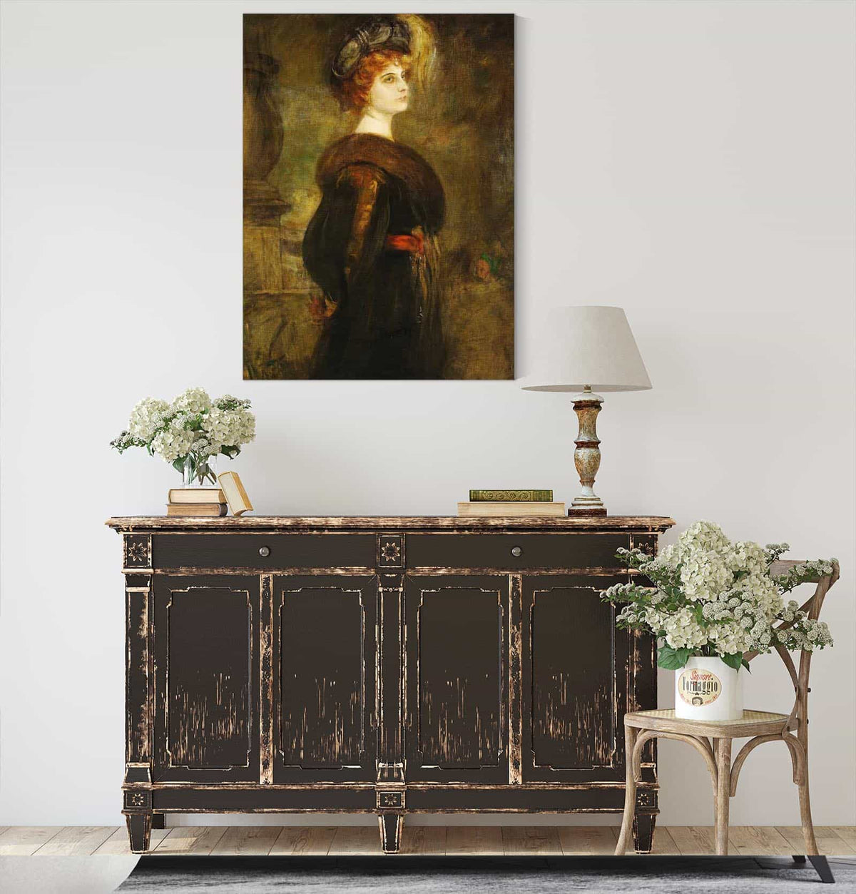 Lily Merk by Franz Von Lenbach