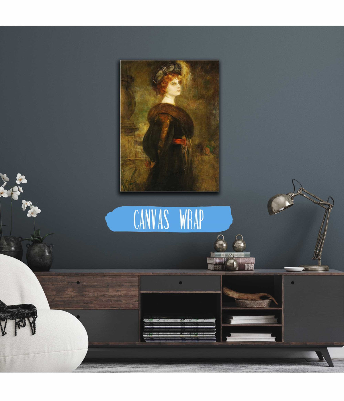 Lily Merk by Franz Von Lenbach