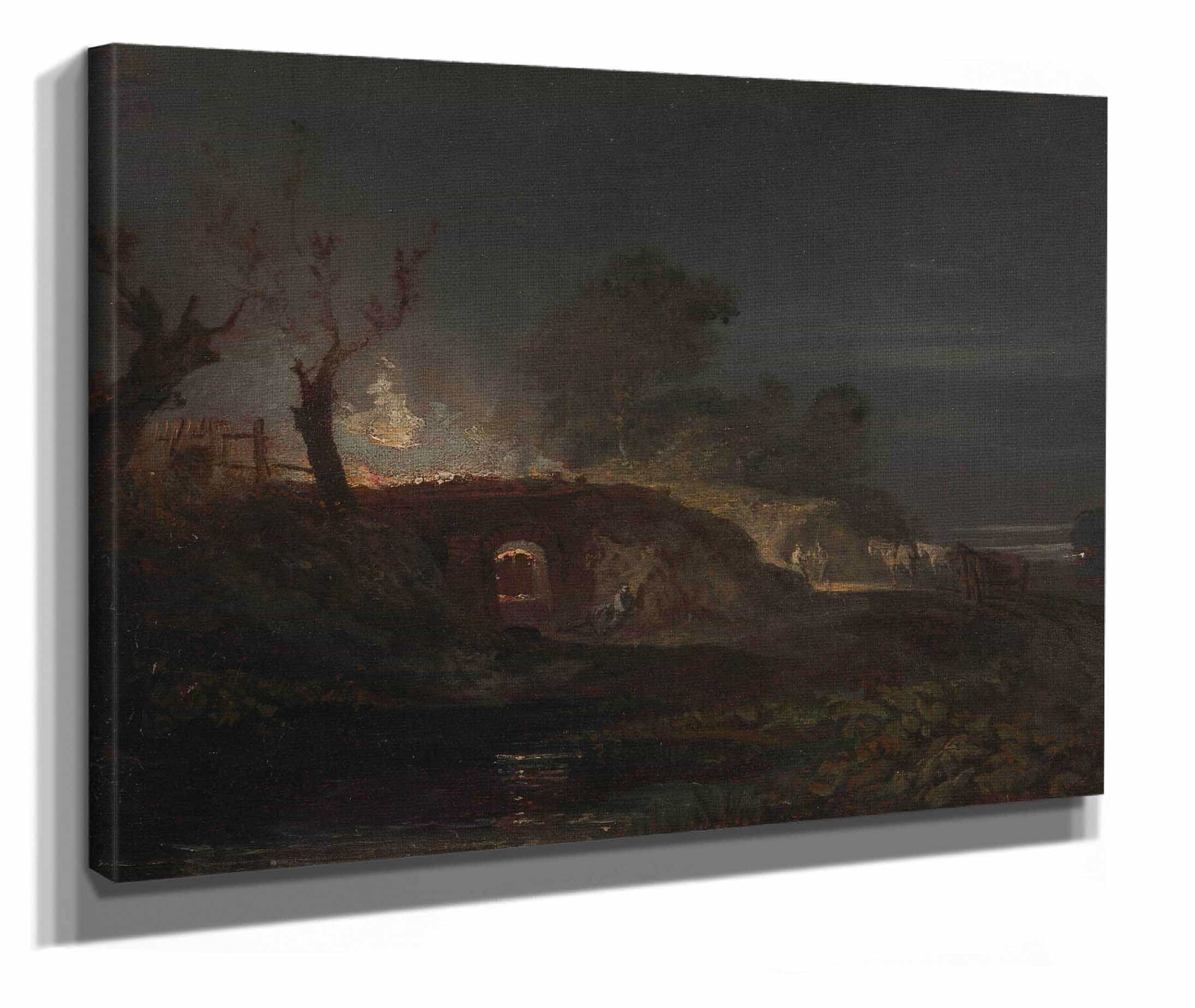 Limekiln At Coalbrookdale by Joseph Mallord William Turner