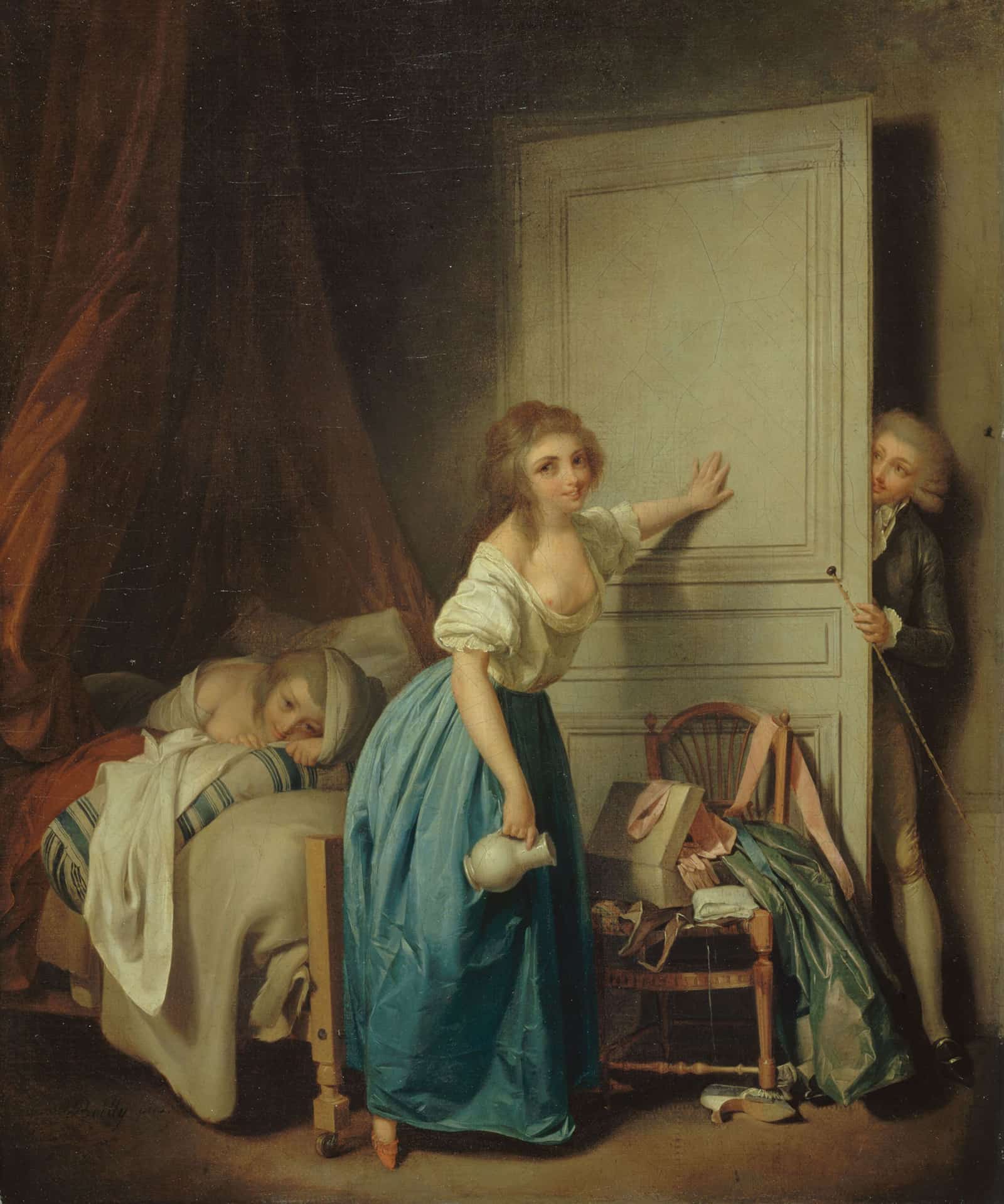 Lindiscret by Louis Leopold Boilly