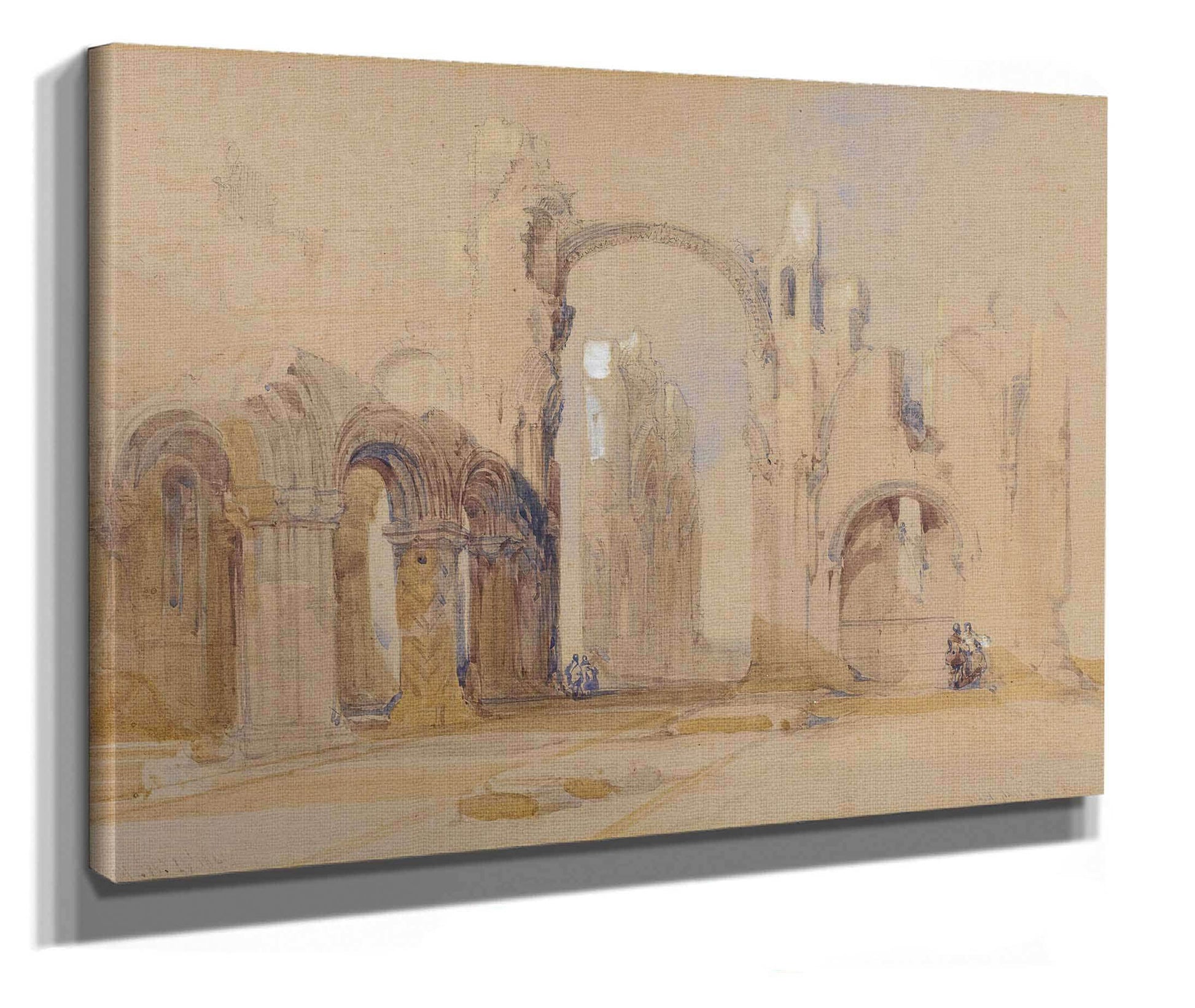 Lindisfarne Priory Northumberland by David Roberts
