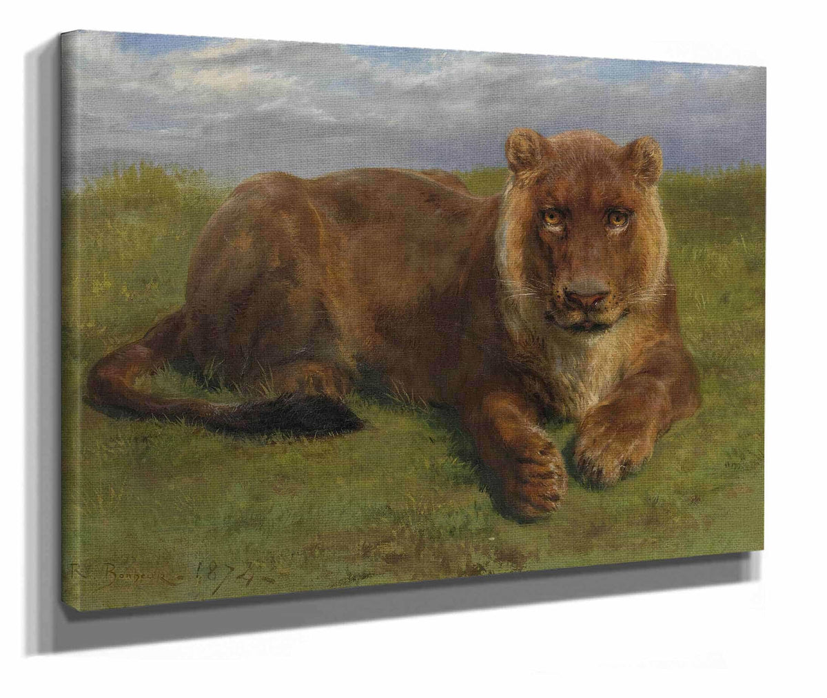 Lioness At Rest by Rosa Bonheur