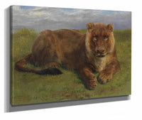 Lioness At Rest by Rosa Bonheur