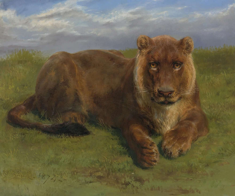 Lioness At Rest by Rosa Bonheur