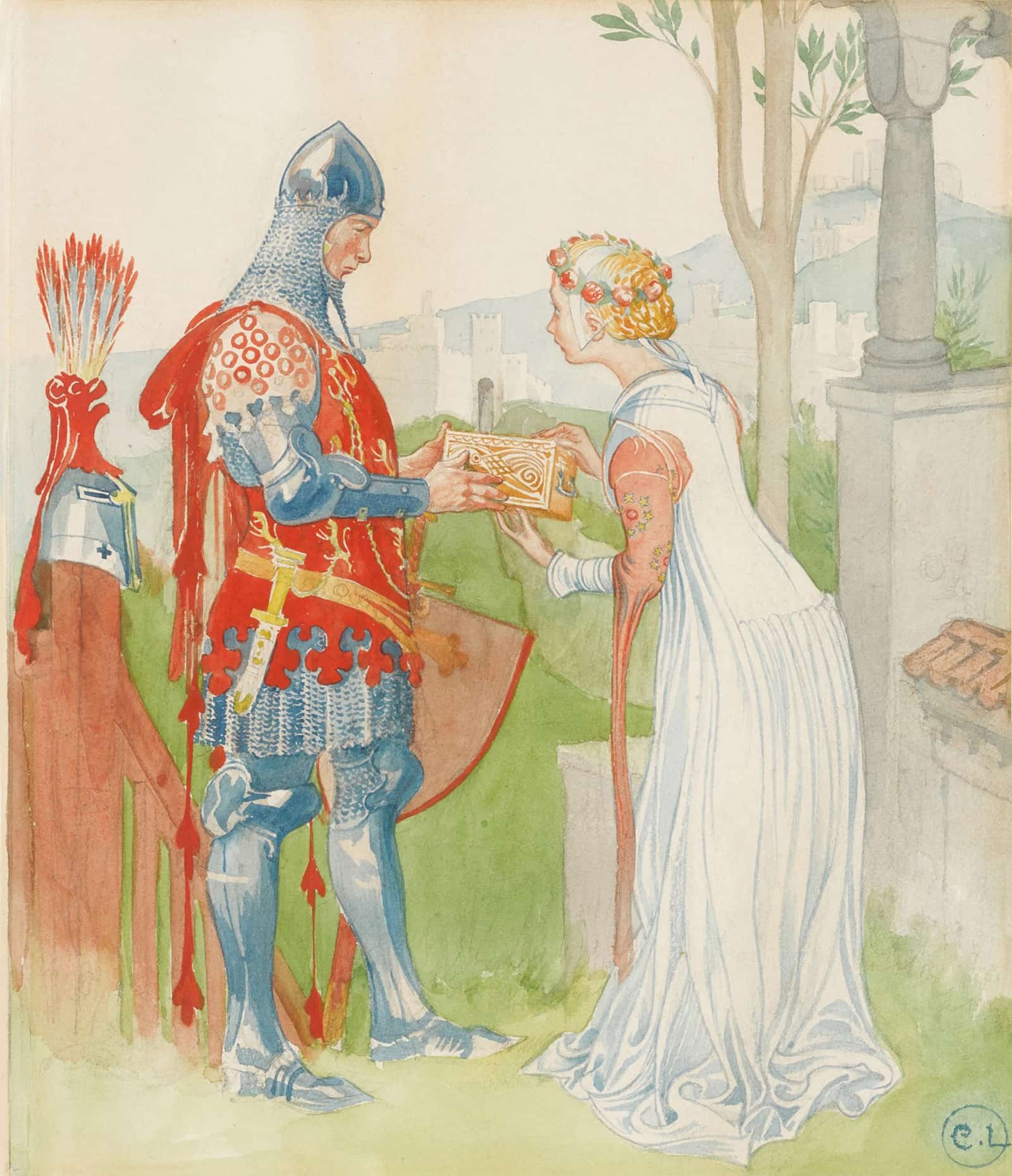 Lisana And Margon by Carl Larsson