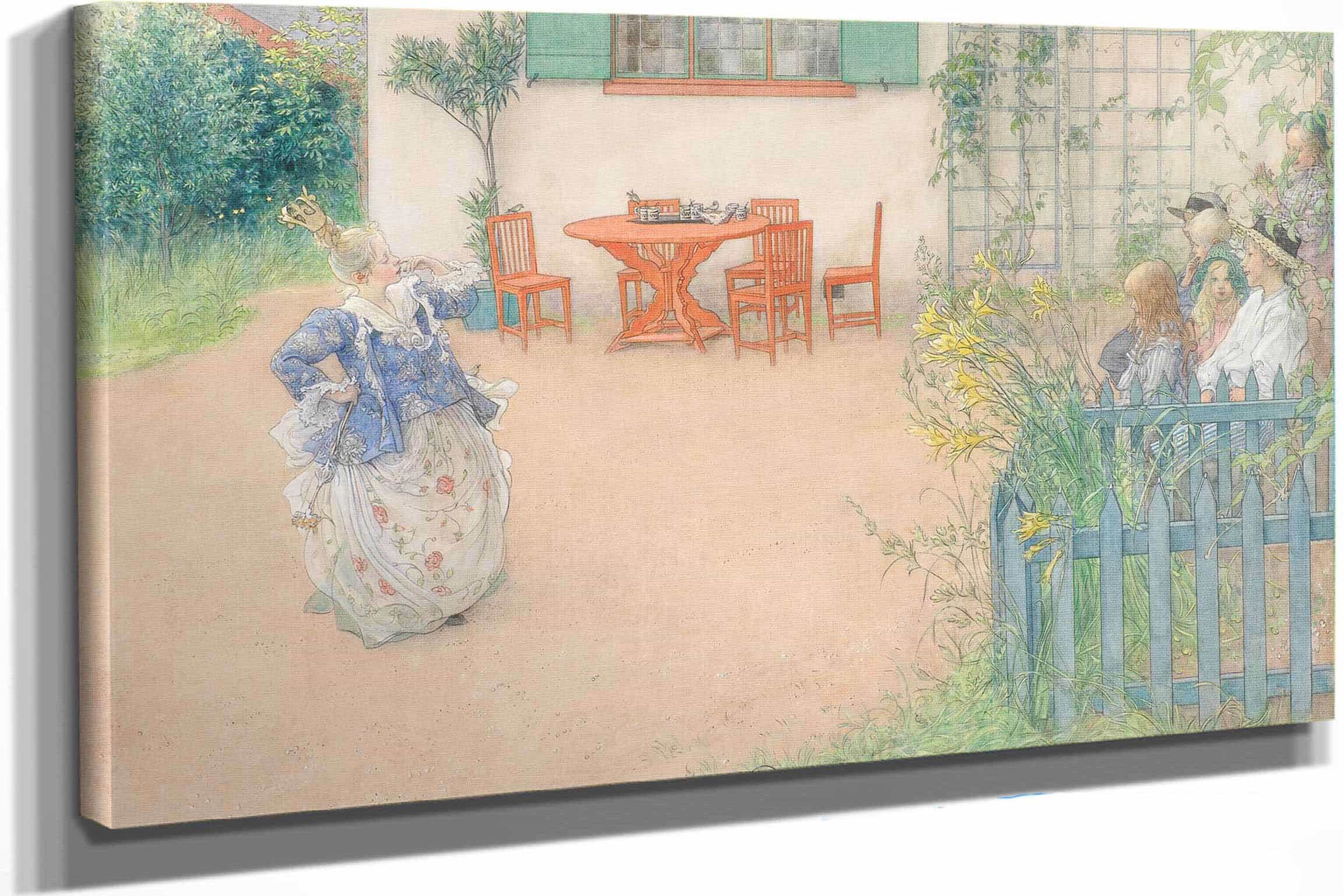 Lisbeth As The Evil Princess In The Fairy Tale Fagel Bla By Pda Atterbom by Carl Larsson
