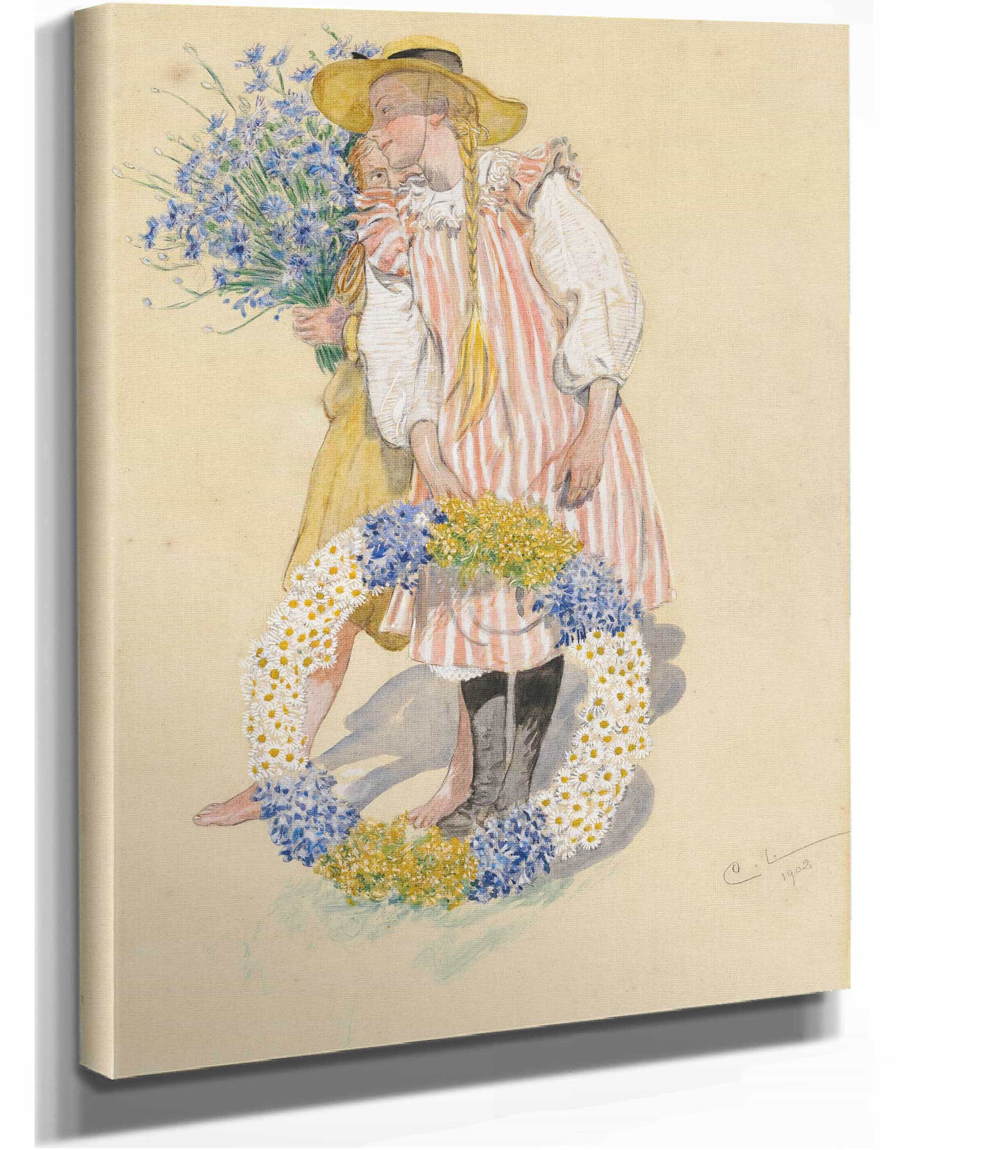 Lisbeth Och Brita by Carl Larsson