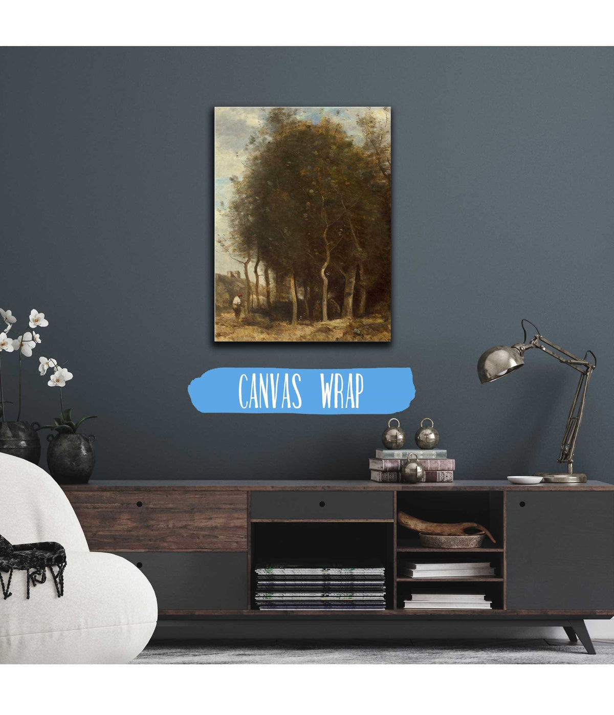 Lisiere De Bois by Jean Baptiste Camille Corot