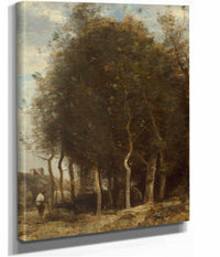 Lisiere De Bois by Jean Baptiste Camille Corot