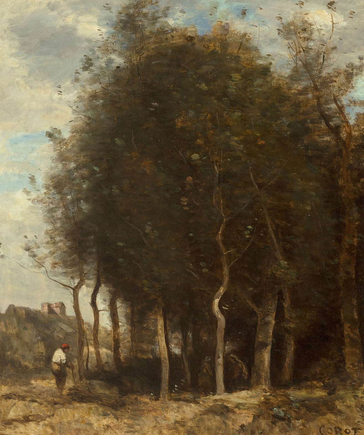 Lisiere De Bois by Jean Baptiste Camille Corot