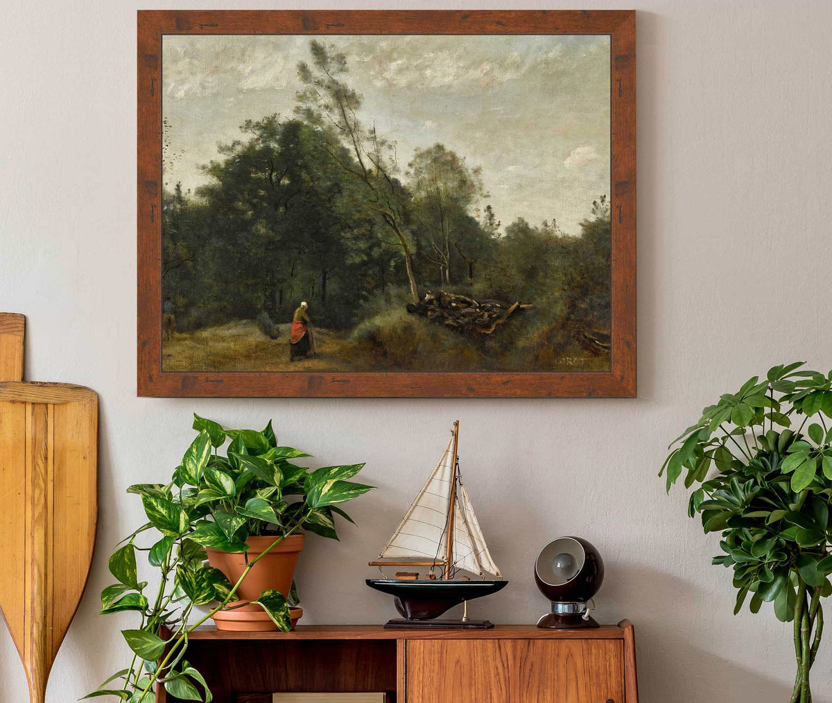 Lisiere De Bois En Limousin by Jean Baptiste Camille Corot