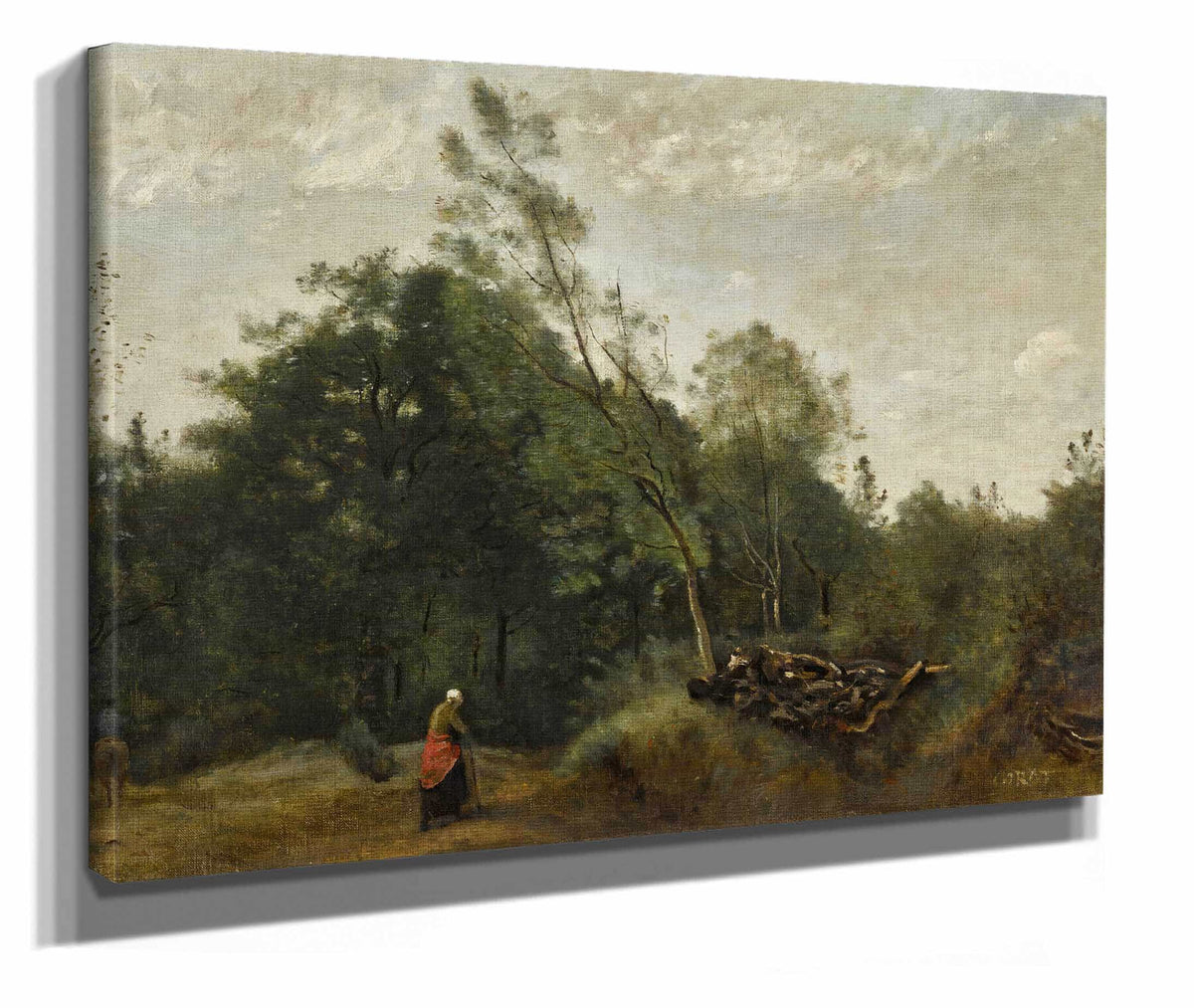 Lisiere De Bois En Limousin by Jean Baptiste Camille Corot