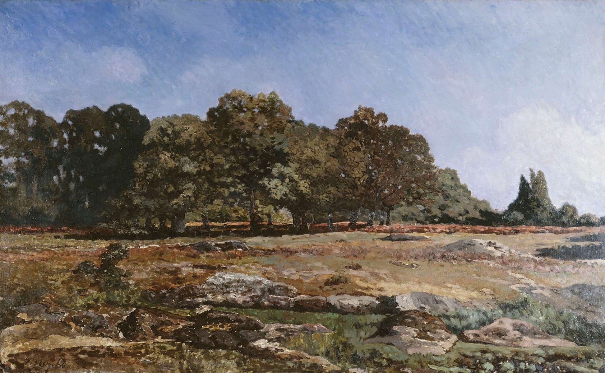 Lisiere De La Foret De Fontainebleau By Alfred Sisley