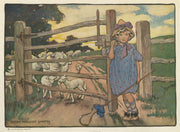 Little Bo Peep Has Lost Her Sheep And Cant Tell Where To Find Them by Jessie Willcox Smith