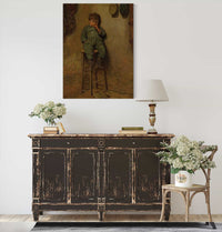 Little Boy On A Stool by Eastman Johnson