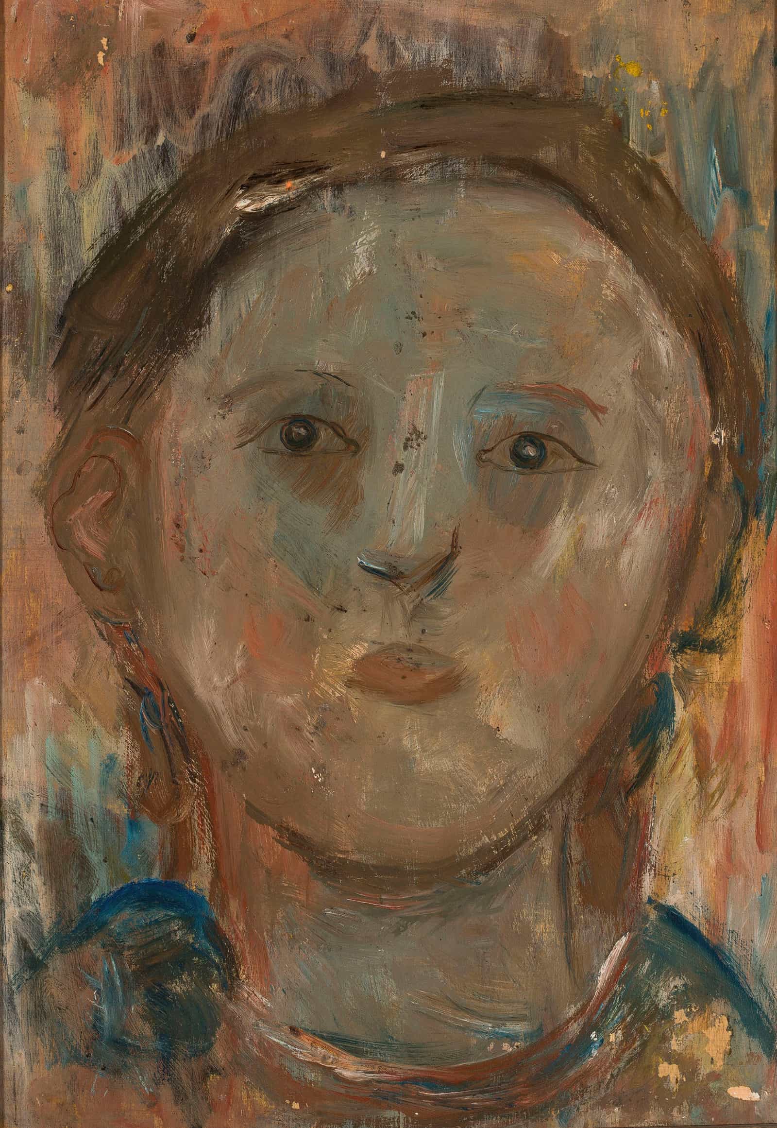 Little Girls Head by Tadeusz Makowski