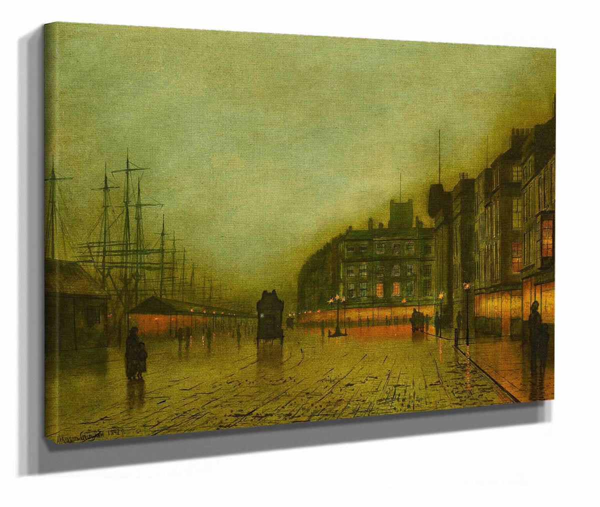 Liverpool Docks by John Atkinson Grimshaw