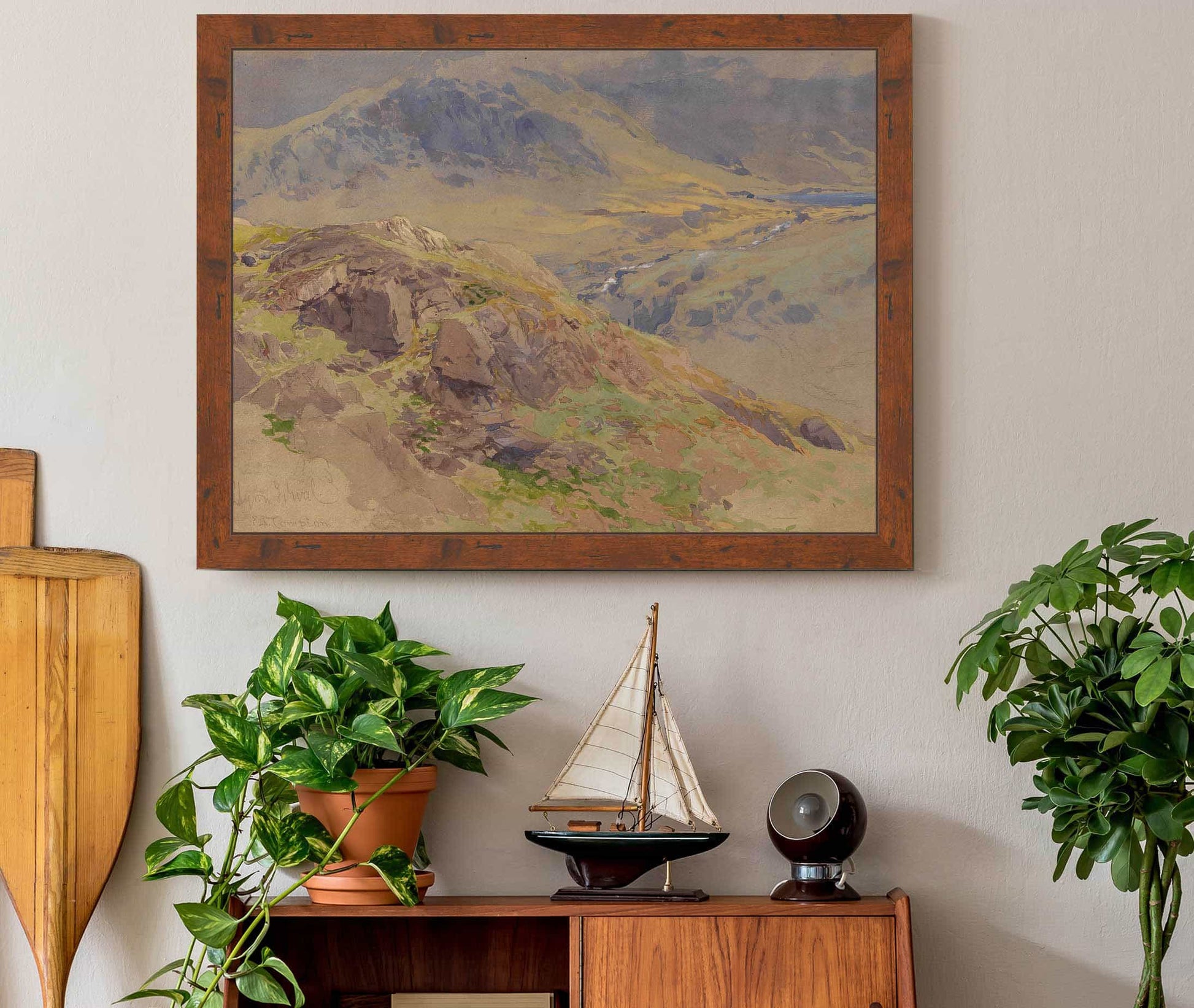 Llyn Idwal Nordwales by Edward Theodore Compton