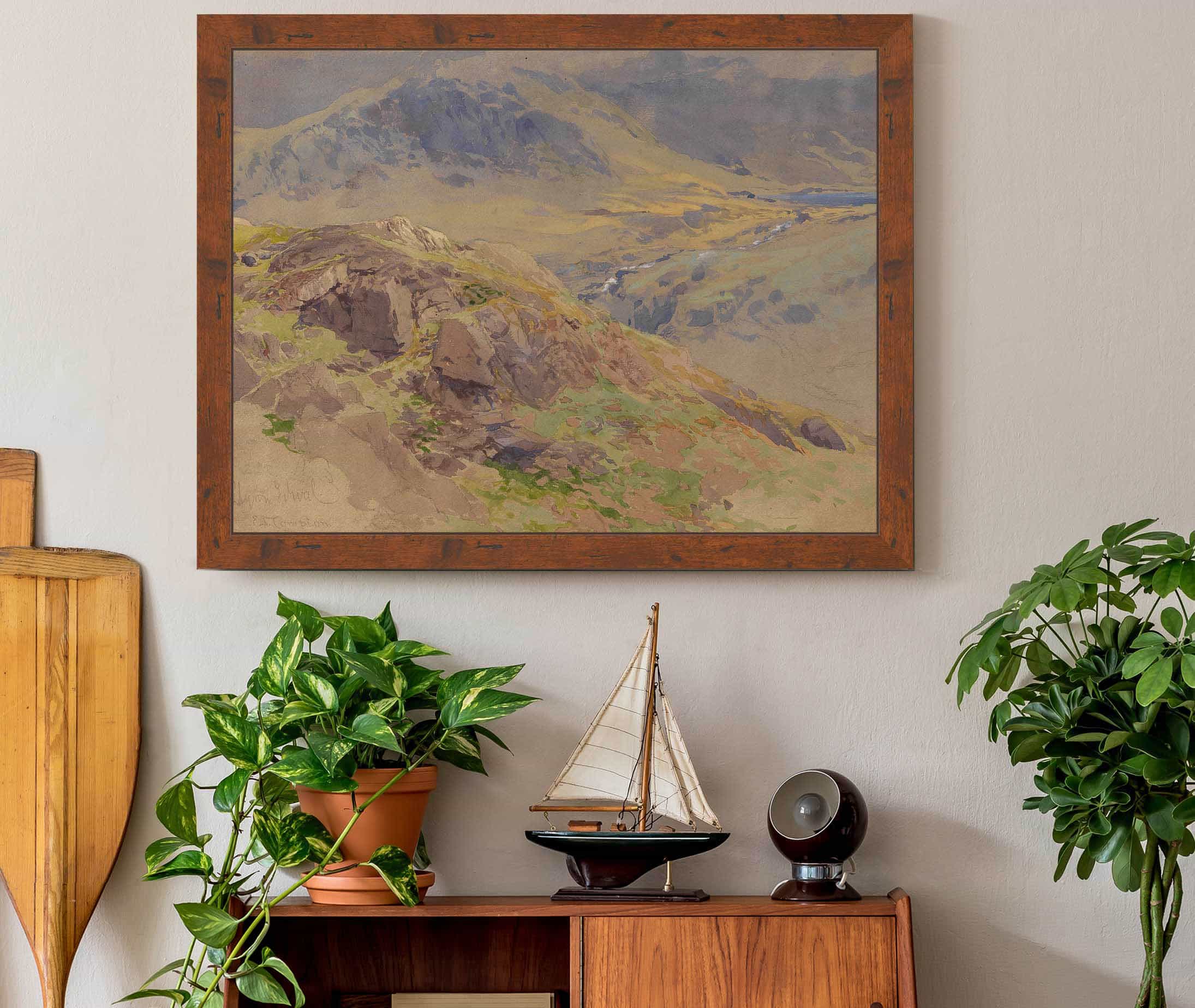 Llyn Idwal Nordwales by Edward Theodore Compton