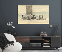 Loading The Boats by Eugene Boudin