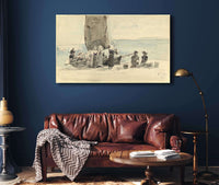 Loading The Boats by Eugene Boudin