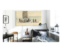 Loading The Boats by Eugene Boudin