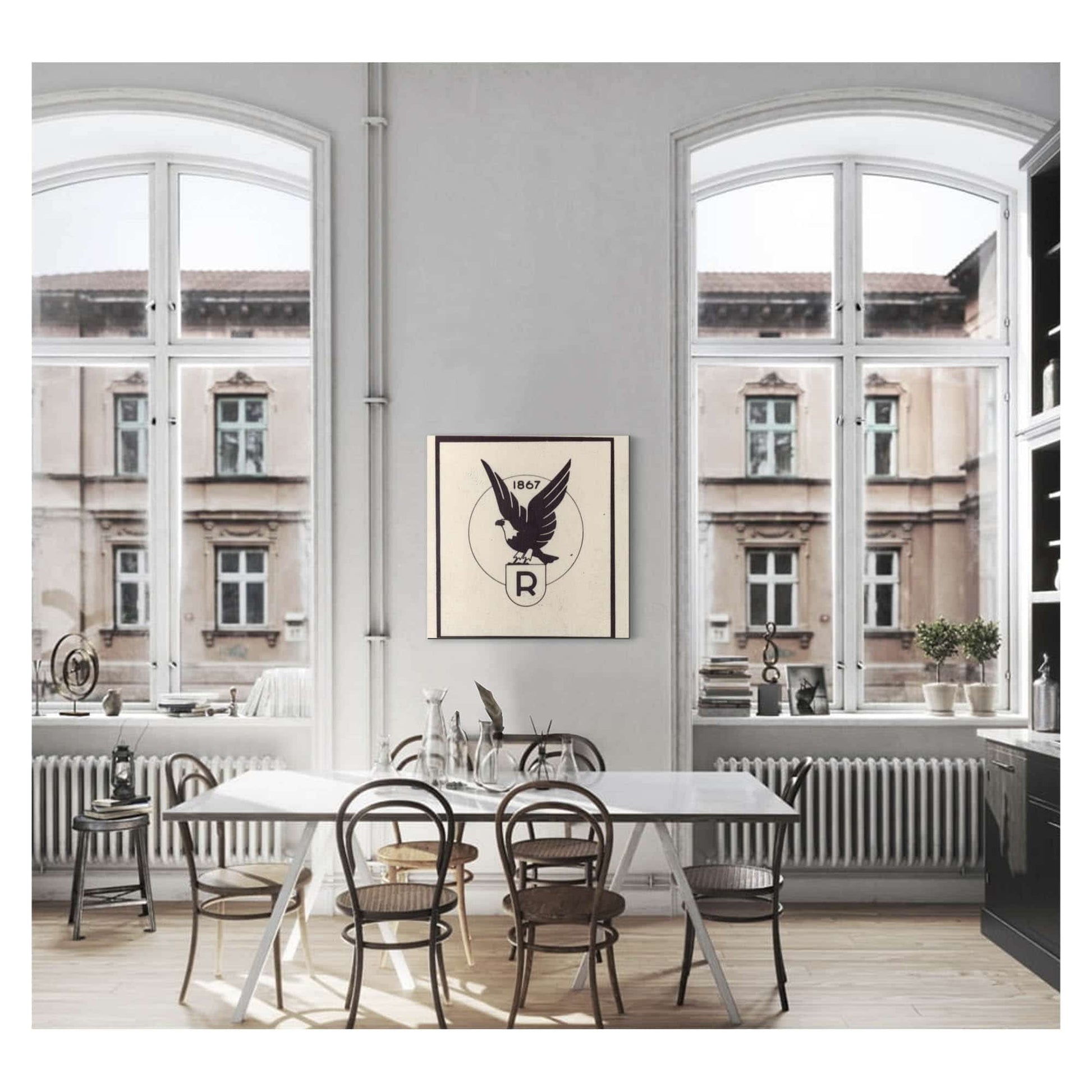 Logo For Ruppert Beer With Eagle  by Winold Reiss