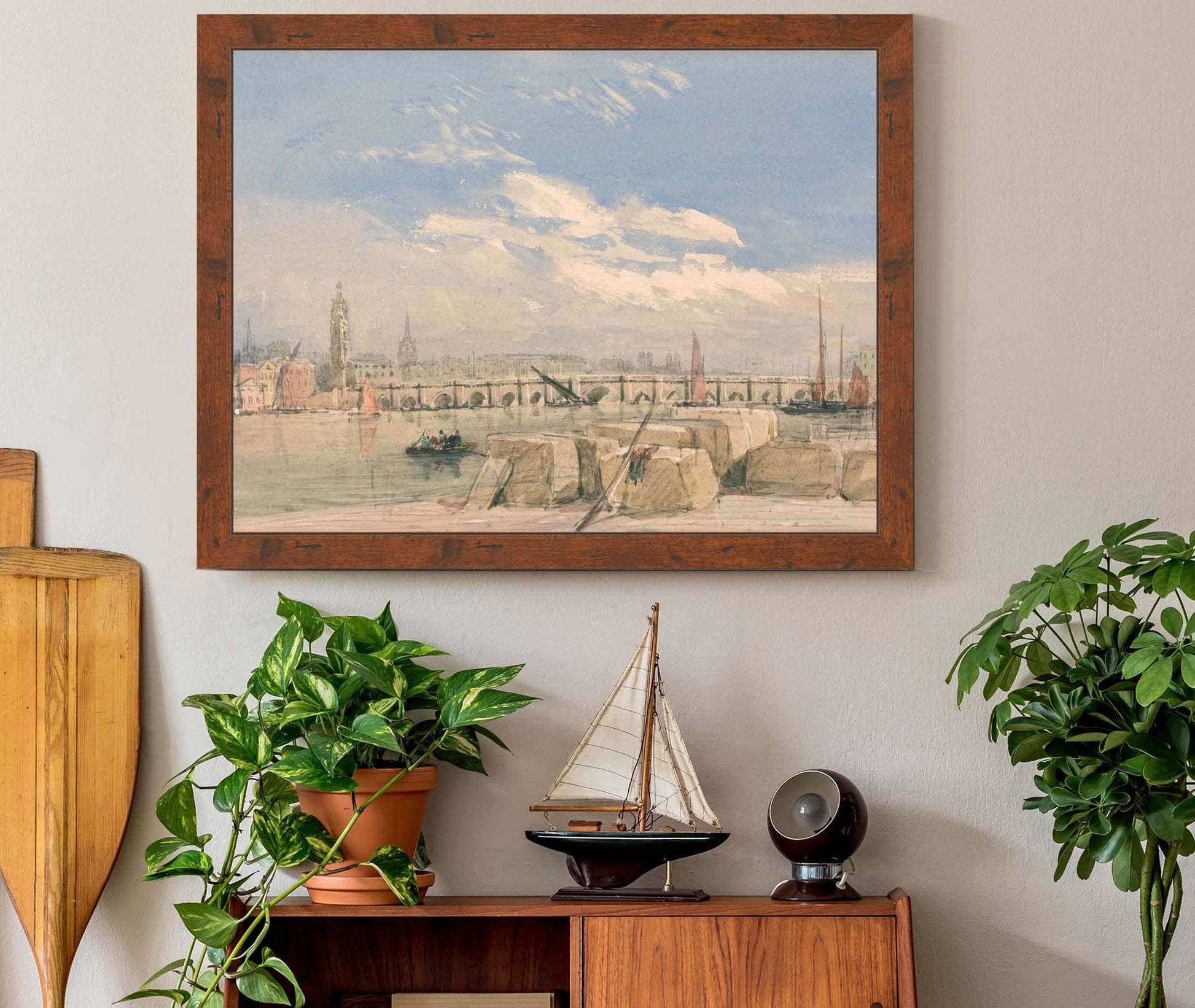 London Bridge Before by David Cox
