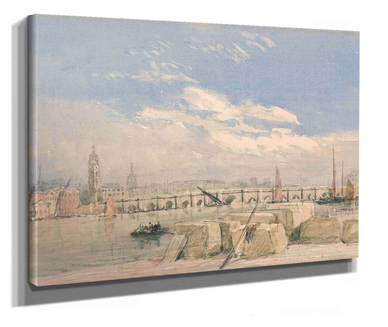 London Bridge Before by David Cox
