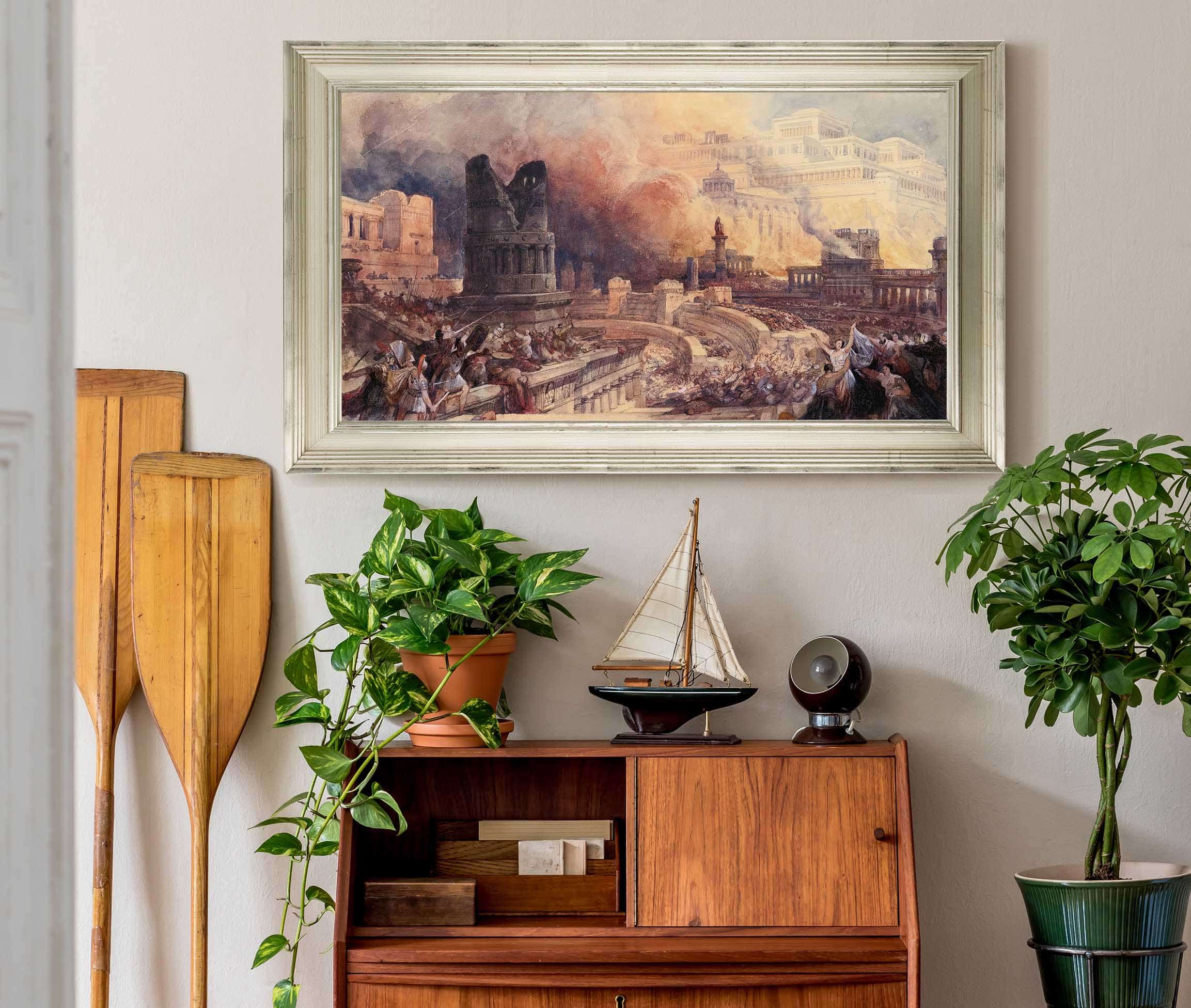 London The Destruction Of A City by David Roberts