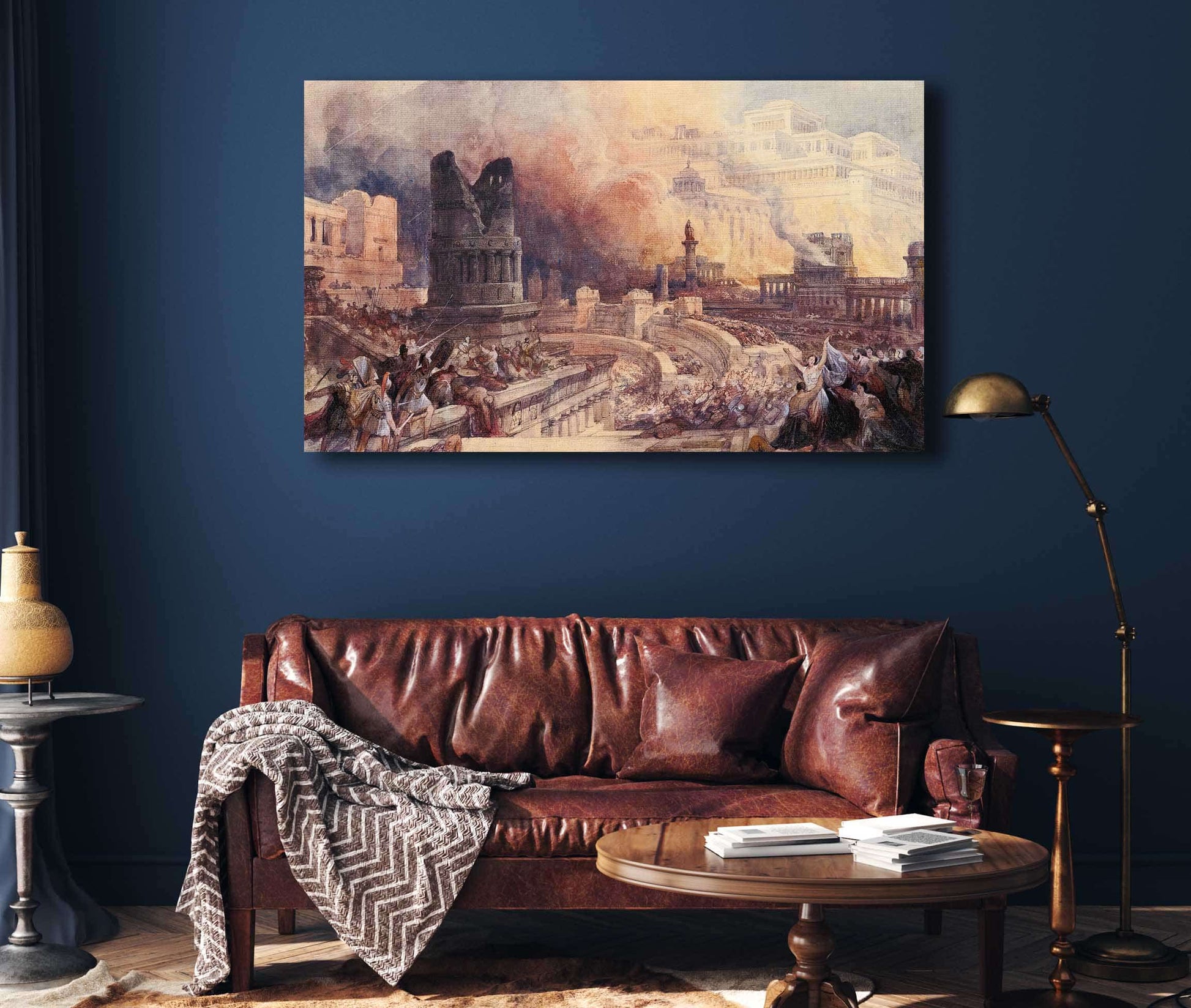 London The Destruction Of A City by David Roberts