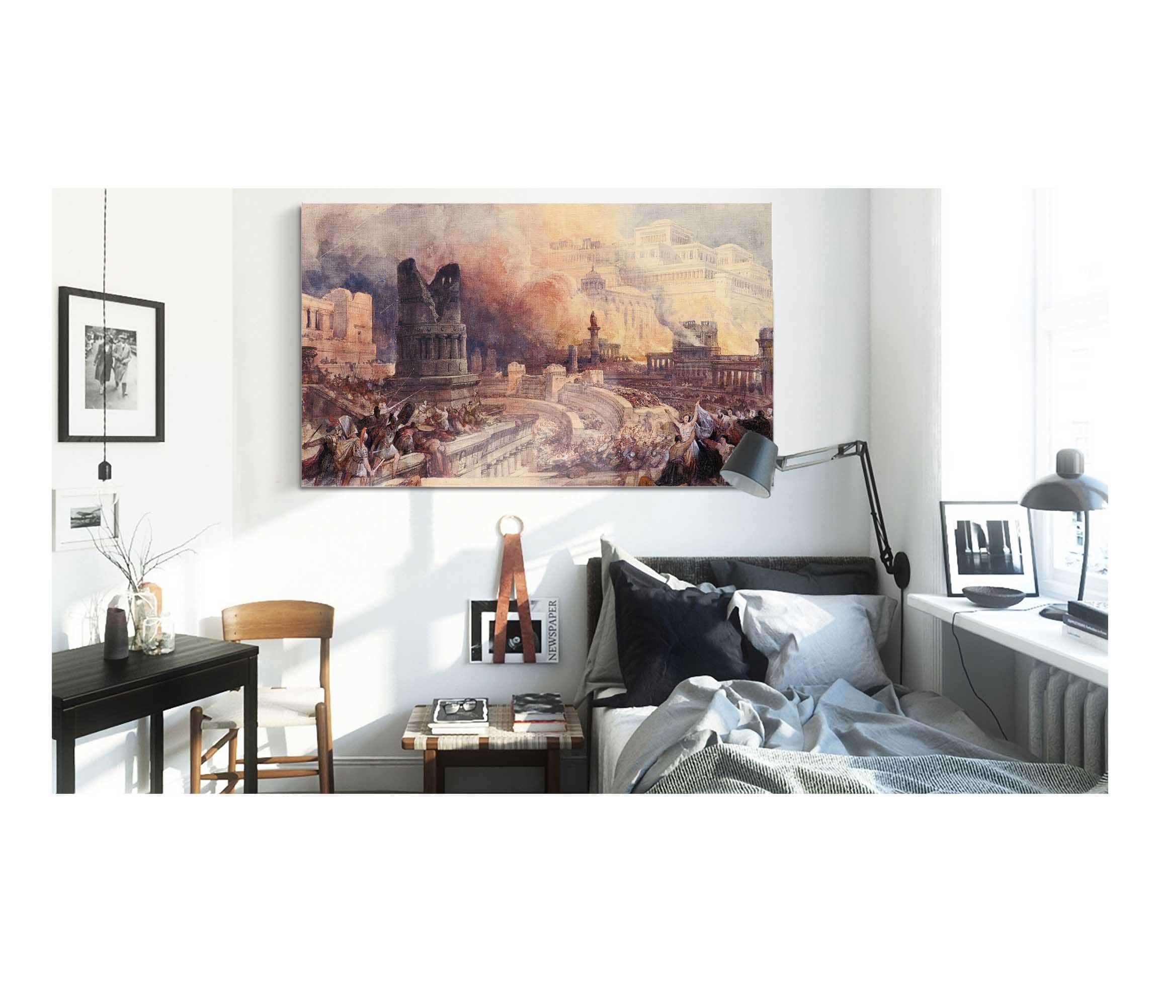 London The Destruction Of A City by David Roberts