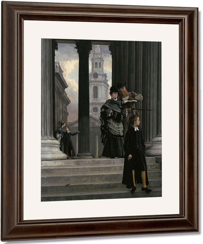 London Visitors By James Tissot Print Canvas Art Framed Print