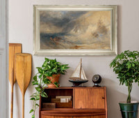 Long Ships Lighthouse Lands End About   by Joseph Mallord William Turner