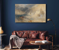 Long Ships Lighthouse Lands End About   by Joseph Mallord William Turner