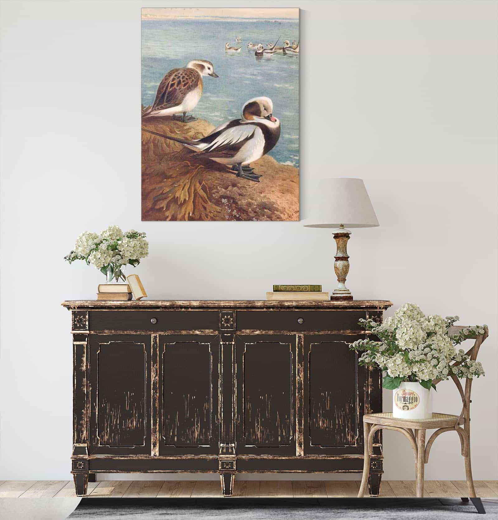 Long Tailed Duck Winter by Archibald Thorburn