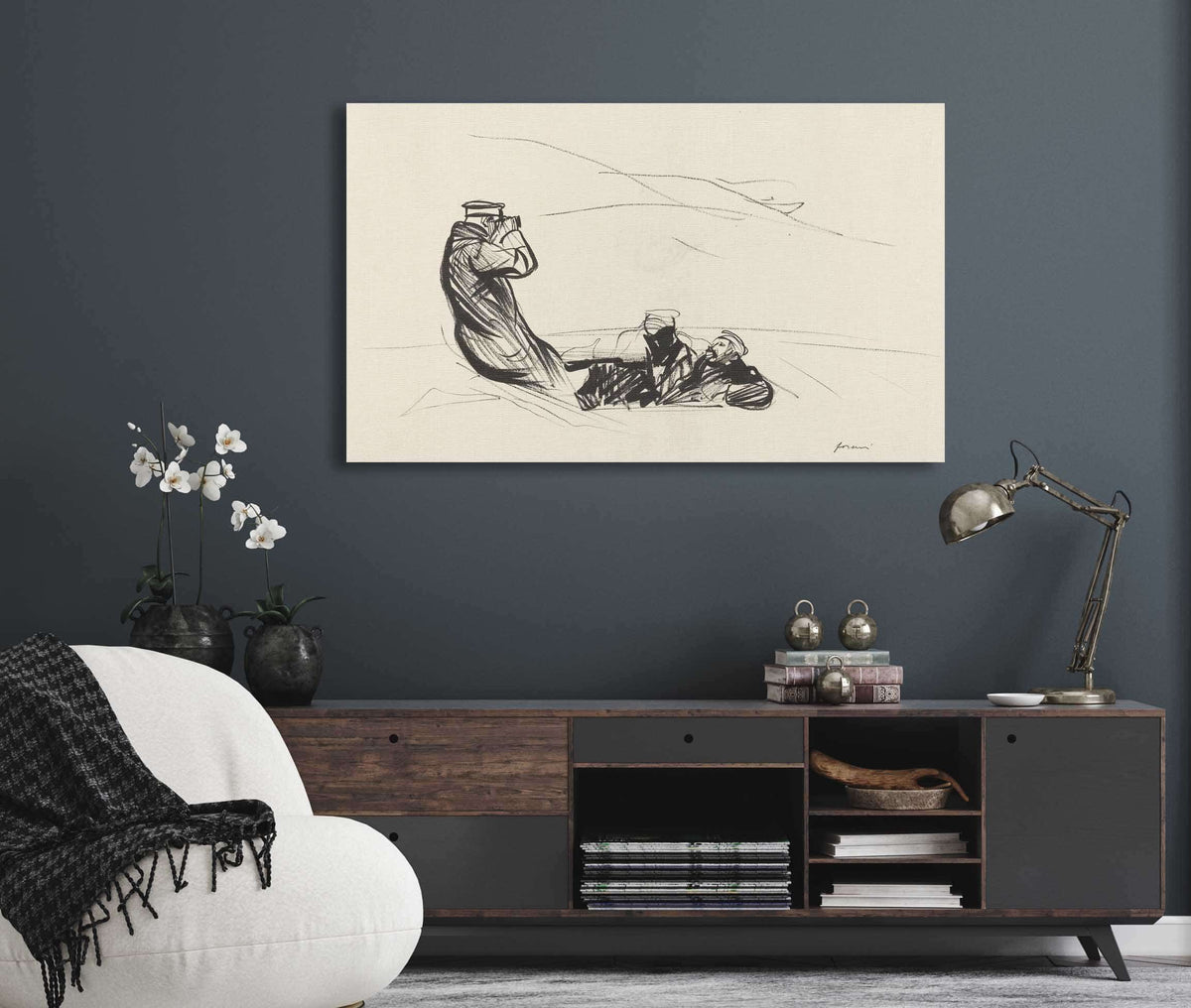 Looking For The Enemy by Jean Louis Forain