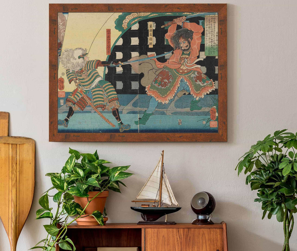 Lord Mashiba Subjugates Korea by Tsukioka Yoshitoshi