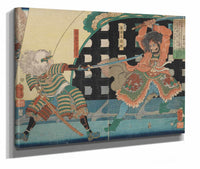 Lord Mashiba Subjugates Korea by Tsukioka Yoshitoshi