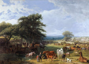 Lord Riverss Stud Farm Stratfield Saye by Jacques Laurent Agasse