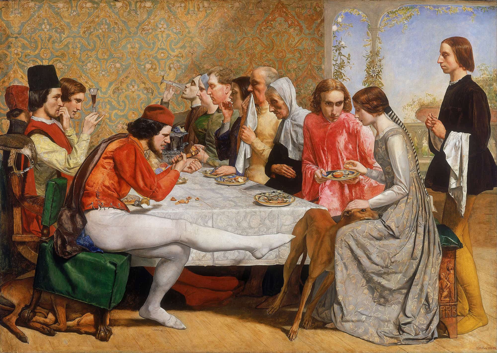 Lorenzo And Isabella by Sir John Everett Millais