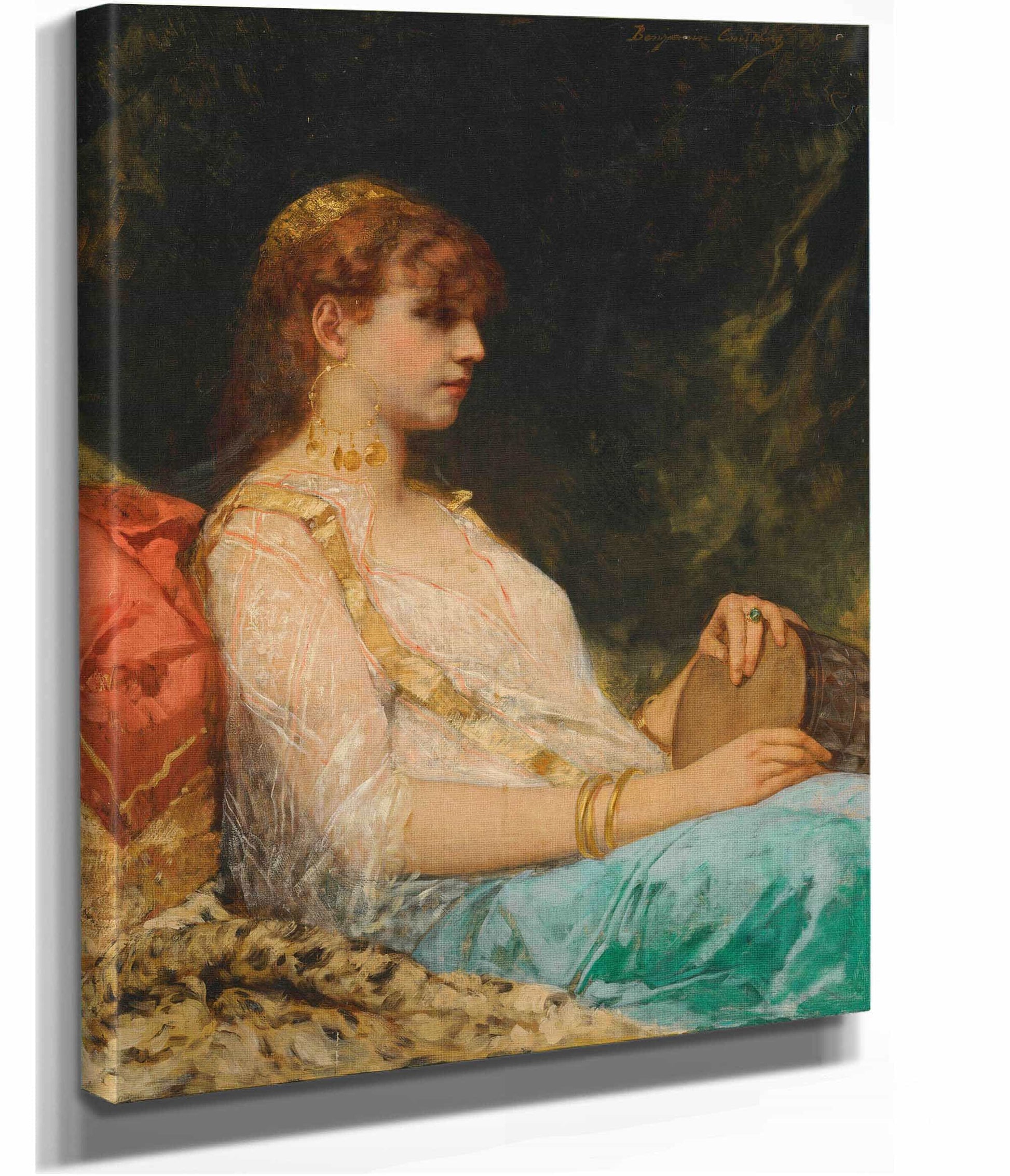 Lorientale Au Tambour by Jean Joseph Benjamin Constant