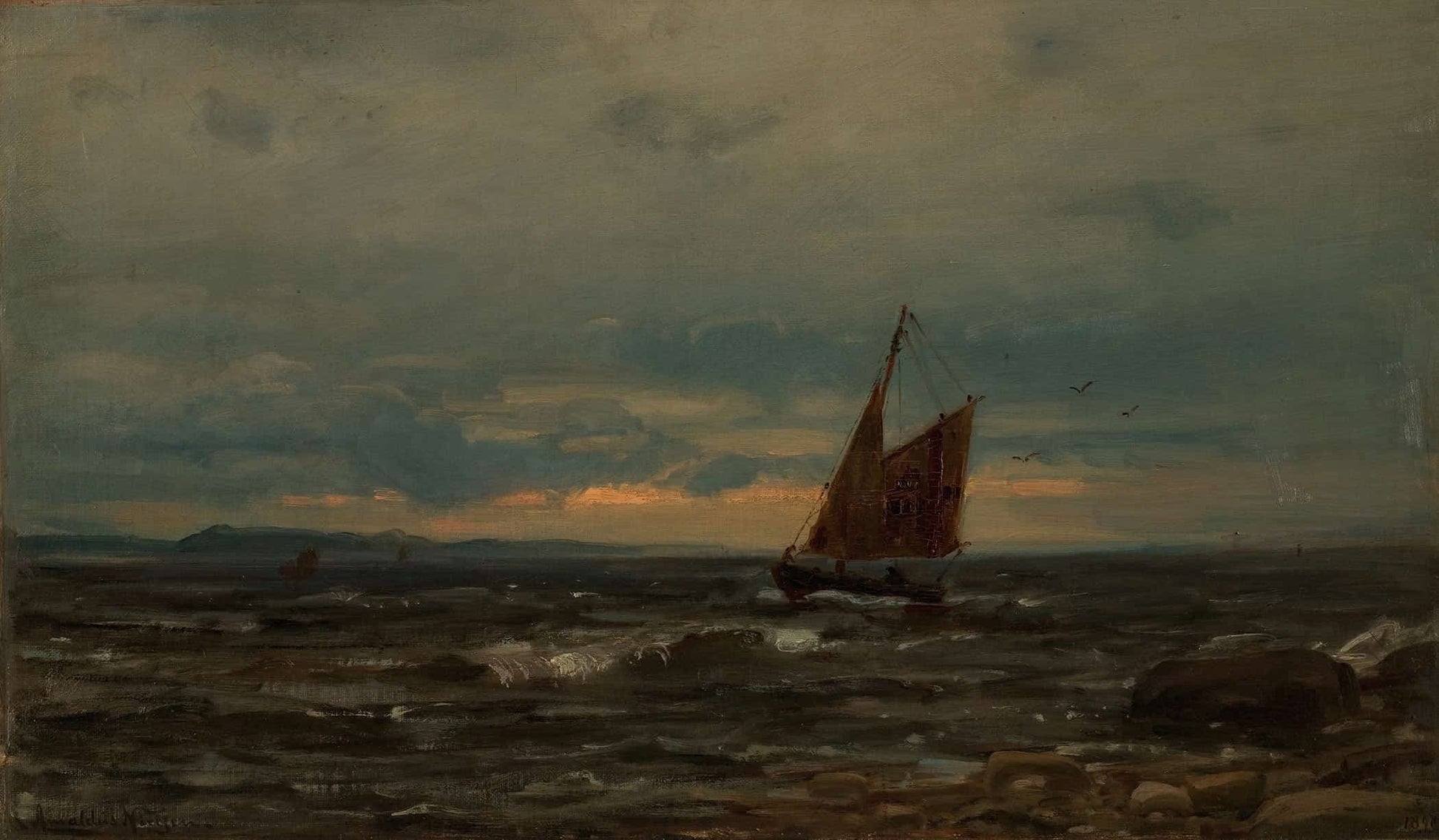 Losskoyte by Amaldus Nielsen
